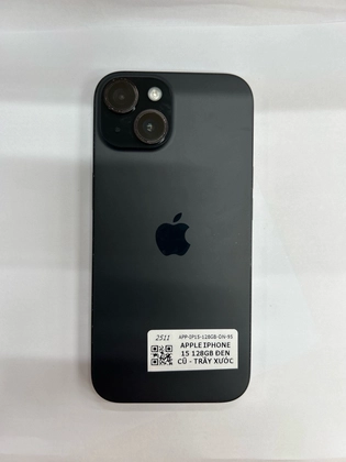 iPhone 15 128GB - Cũ trầy xước - Đen - 2K1756 - 3