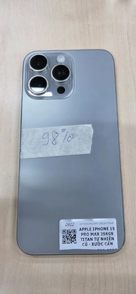 iPhone 15 Pro Max 256GB - Titan Tự Nhiên - Cũ Xước Cấn - MR9LW4 - 3