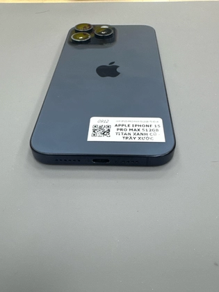 iPhone 15 Pro Max 512GB - Titan Xanh - Cũ trầy xước - 444W7W - 7