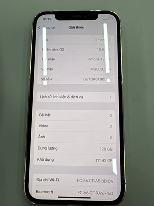 iPhone 12 Pro 128GB cũ đẹp - T80D9F - 1