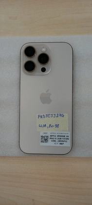 iPhone 16 Pro 512GB - Cũ đẹp - Titan Vàng - CJJ27G - 3