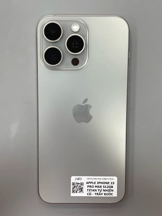 iPhone 15 Pro Max 512GB - Cũ Trầy Xước - Titan Tự Nhiên - 365590 - 3
