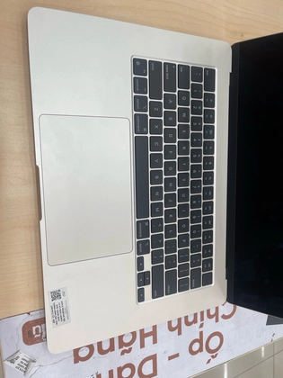 Macbook Air M3 15 inch 8CPU 10GPU 8GB 256GB 2024 - Cũ đẹp - Trắng Vàng - P72G7Q - 2