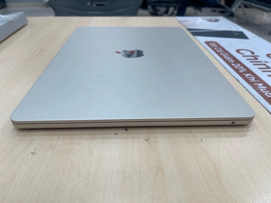 Macbook Air M3 15 inch 8CPU 10GPU 8GB 256GB 2024 - Cũ đẹp - Trắng Vàng - P72G7Q - 5