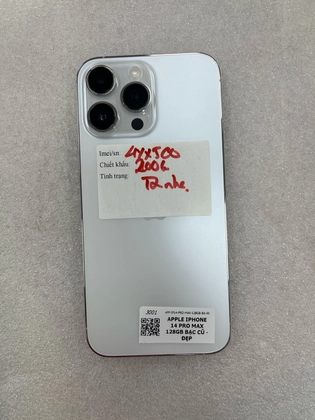 iPhone 14 Pro Max 128GB - Cũ Đẹp-Bạc - 4YXJC0 - 3