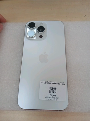 iPhone 15 Pro Max 256GB - Titan Trắng - Cũ Đẹp - JWQ6D4 - 3