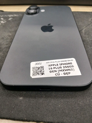 iPhone 16 Plus 256GB - Cũ đẹp - Đen - FK6F34 - 7
