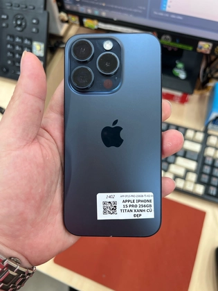 iPhone 15 Pro 256GB - Cũ xước cấn - Titan Xanh - P4R41F - 3