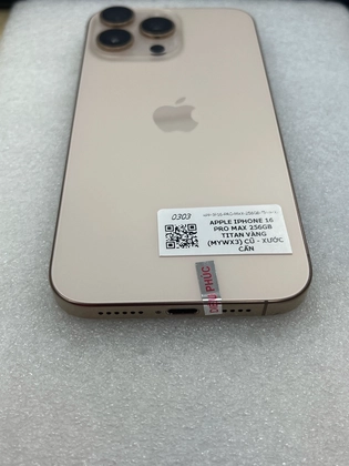 iPhone 16 Pro Max 256GB - Cũ xước cấn - Titan vàng - X0YV9K - 7