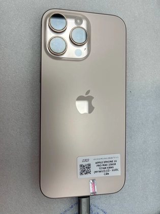 iPhone 16 Pro Max 256GB - Cũ xước cấn - Titan vàng - X0YV9K - 3