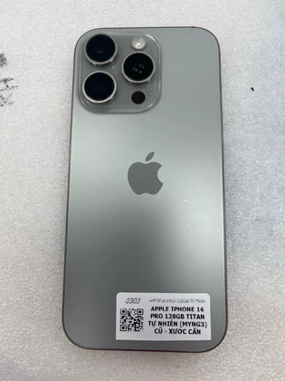 iPhone 16 Pro 128GB - Cũ xước cấn -Titan tự nhiên - WMQL69 - 3