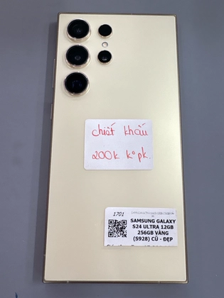 Samsung Galaxy S24 Ultra 12GB 256GB - Cũ đẹp - Vàng - 949846 - 3