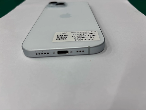 iPhone 15 128GB - Cũ Trầy Xước-Xanh dương - DLWM52 - 7