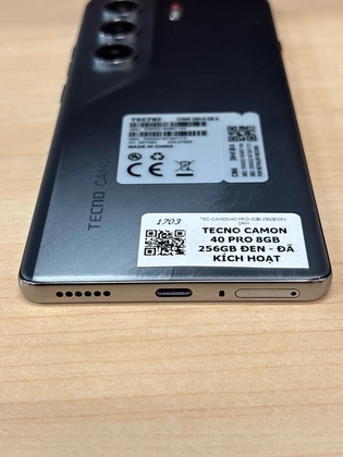 Tecno Camon 40 Pro 8GB 256GB - Đã kích hoạt-Đen - 867149 - 7