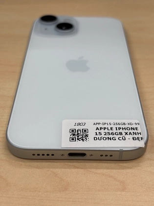 iPhone 15 256GB - Xanh Dương - Cũ Đẹp - FP9PQF - 7