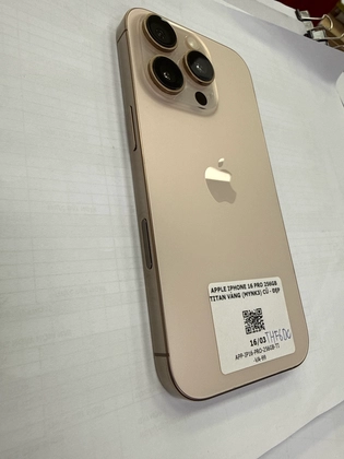 iPhone 16 Pro 256GB - Cũ đẹp - Titan Vàng - THF6DC - 4