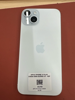 iPhone 15 Plus 256GB - Xanh Dương - Cũ Đẹp - 40XPQT - 3
