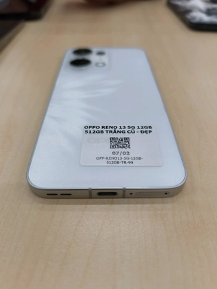 OPPO Reno13 5G 12GB 512GB - Cũ đẹp - Trắng - 607132 - 7