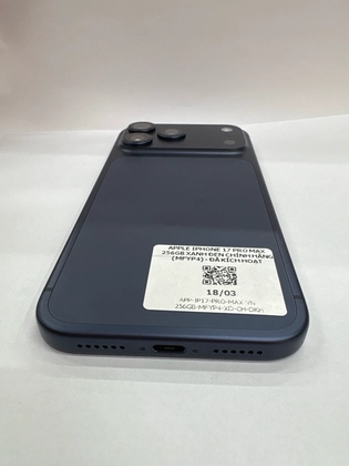 iPhone 17 Pro Max 256GB VN/A - Đã kích hoạt - Xanh Đen - 7J7P7Q - 6
