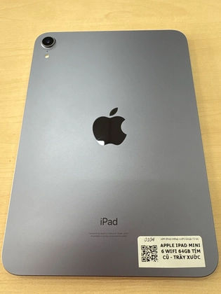 Apple iPad mini 6 WiFi 64GB - Cũ Trầy Xước-Tím - HVW6R2 - 7