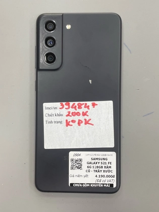 Samsung Galaxy S21 FE 6GB 128GB - Cũ Trầy Xước-Xám - 394847 - 3