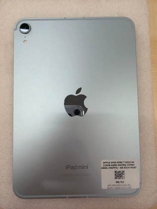 IPad Mini 7 5G 2024 128GB Chính hãng- Đã kích hoạt-Xanh Dương - MT4YTV - 3