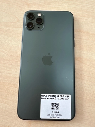 iPhone 11 Pro Max 64GB Cũ-Xanh - 500077 - 3
