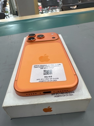 iPhone 17 Pro 512GB VN/A - Đã kích hoạt - Cam - QCW2YG - 7