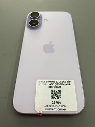 iPhone 17 256GB VN/A - Đã kích hoạt - Tím - DKGDC1 - 7