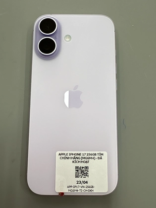 iPhone 17 256GB VN/A - Đã kích hoạt - Tím - DKGDC1 - 3