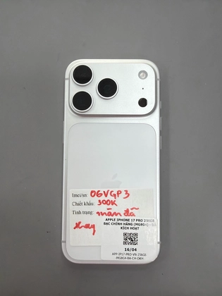 iPhone 17 Pro 256GB VN/A - Đã kích hoạt - Bạc - 06VGP3 - 3