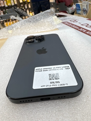 iPhone 16 Pro 128GB - Cũ đẹp -Titan đen - M7Q6H0 - 7