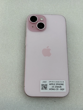 iPhone 15 256GB - Hồng - Cũ Đẹp - XMY623 - 3