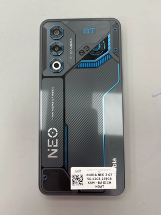 Nubia Neo 3 GT 5G 12GB 256GB - Đã kích hoạt - Xám - 036444 - 3