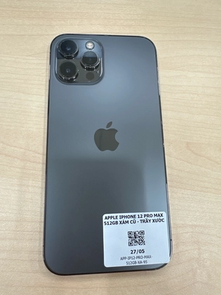 iPhone 12 Pro Max 512GB cũ trầy xước - 3R0D47 - 3