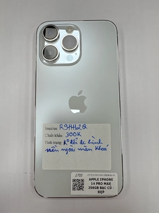 iPhone 14 Pro Max 256GB - Cũ Đẹp-Bạc - R9HH2Q - 3