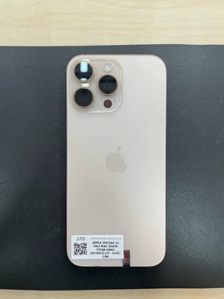 iPhone 16 Pro Max 256GB - Cũ xước cấn - Titan vàng - 24VX1T - 3