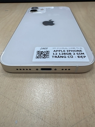 iPhone 12 128GB 2 Sim - Trắng - Cũ Đẹp - G80DYM - 7