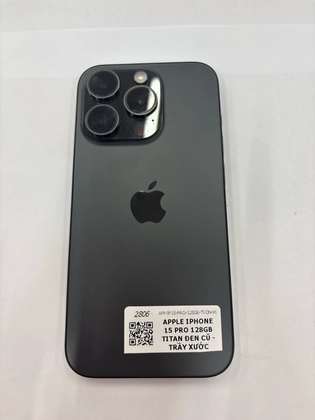 iPhone 15 Pro 128GB - Cũ trầy xước - Titan Đen - YD9GCN - 1