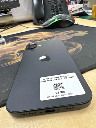 iPhone 16 Plus 128GB - Cũ đẹp - Đen - F6L1P9 - 7