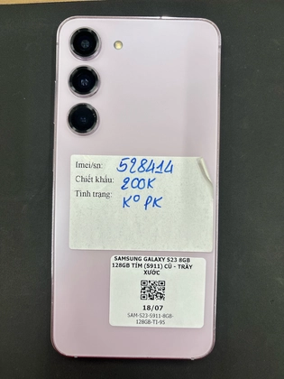 Samsung Galaxy S23 8GB 128GB - Tím - Cũ trầy xước - 528414 - 3