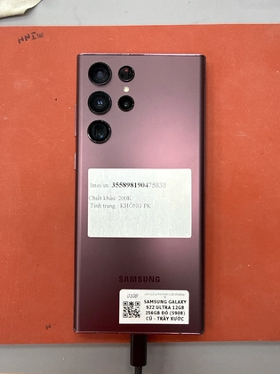 Samsung Galaxy S22 Ultra 12GB 256GB - Cũ trầy xước - Đỏ - 475838 - 3