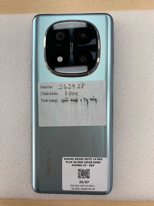 Xiaomi Redmi Note 14 Pro Plus 5G 8GB 256GB - Cũ đẹp - Xanh Dương - 262928 - 3