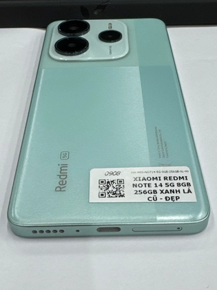 Xiaomi Redmi Note 14 5G 8GB 256GB - Xanh Lá - Cũ đẹp - 795447 - 6