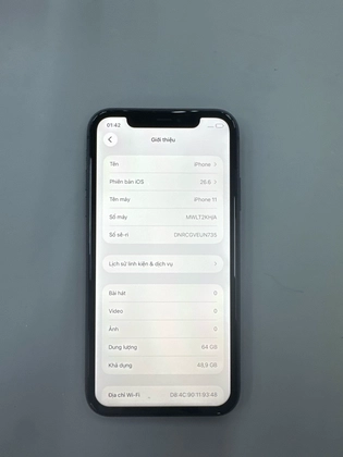 iPhone 11 64GB cũ trầy xước - EUN735 - 1