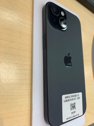 iPhone 15 128GB - Đen - Cũ Đẹp - Q0FC60 - 5