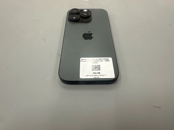 iPhone 16 Pro 256GB - Cũ trầy xước - Titan Đen - XM0497 - 7
