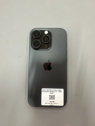 iPhone 16 Pro 256GB - Cũ trầy xước - Titan Đen - XM0497 - 3