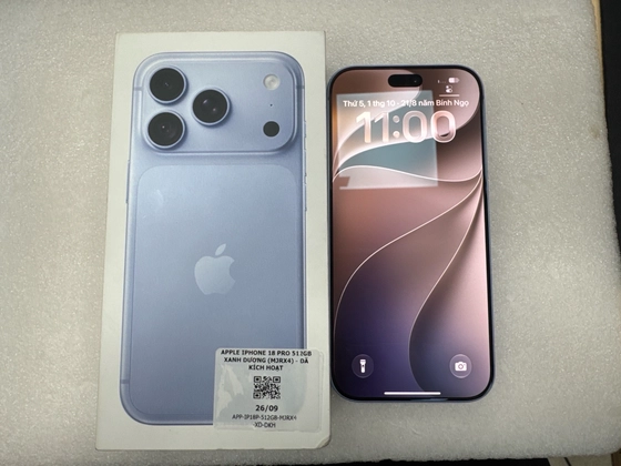 iPhone 18 Pro 512GB - Đã kích hoạt - Băng Thanh - 6Q6JQR - 1