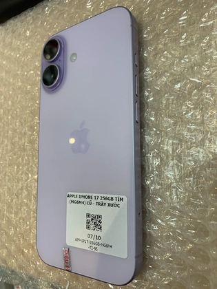 iPhone 17 256GB - Cũ trầy xước - Tím - WKR226 - 4